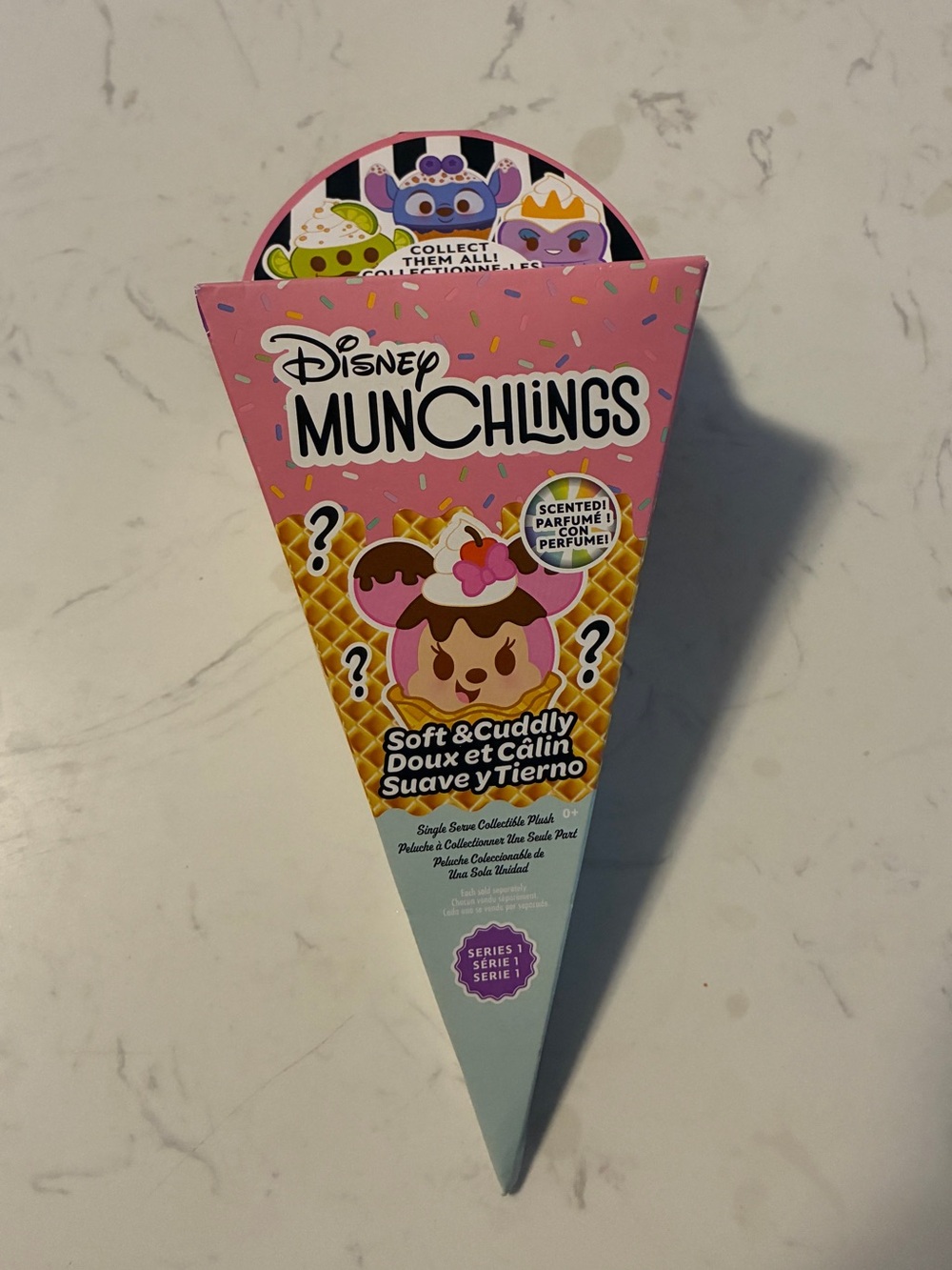 Disney Munchlings Single Serve Series 1 Scented Mystery Plush Blind Box – New